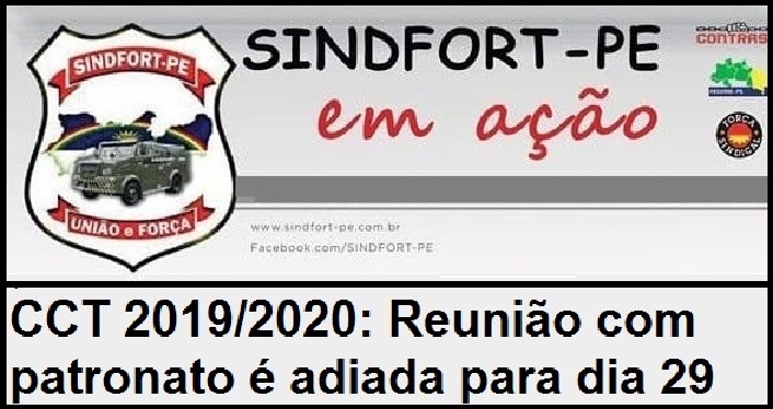Reunião com patronato é adiada!