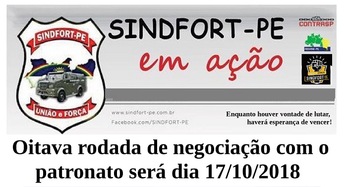 Nova rodada de negociação para discutir a CCT 2018/2019