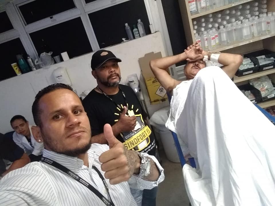 Sindfort-PE presta assistência a vigilante ferido no assalto no Pina