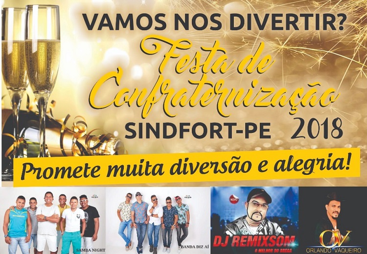 CONFRATERNIZAÇÃO DO SINDFORT-PE PROMETE MUITA DIVERSÃO E ALEGRIA!