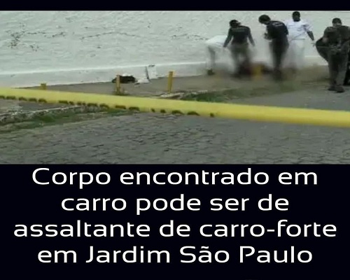 Corpo encontrado no Cordeiro deve ser de assaltante