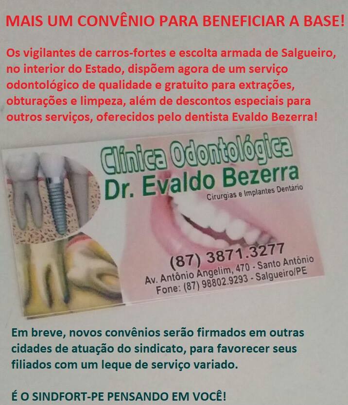 É O SINDFORT-PE TRABALHANDO PARA OFERECER O MELHOR AO SEU ASSOCIADO!